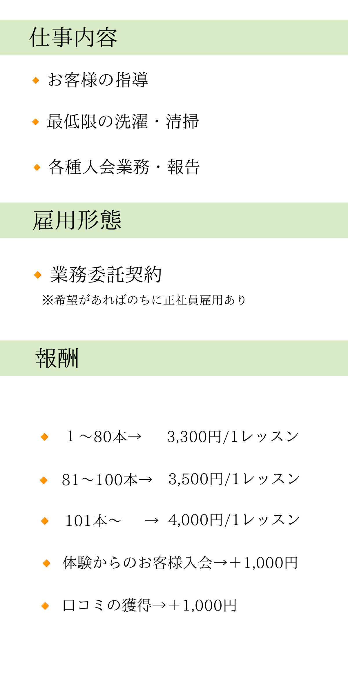 仕事内容の詳細
